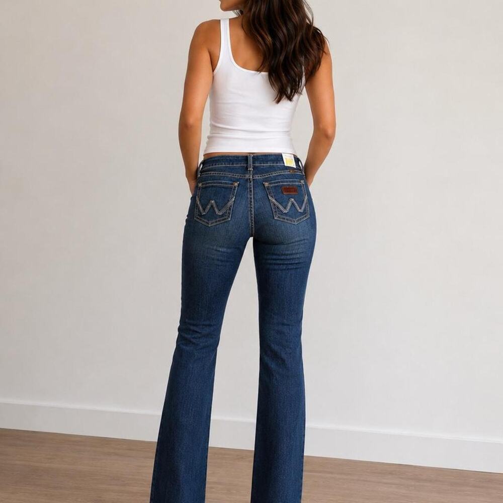 Wrangler mae premium patch jeans size 7/8